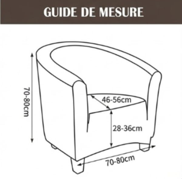 Housse pour fauteuil IKEA TULLSTA - MaisonHousse