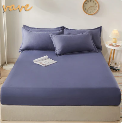 Drap housse en coton ajustable Gris 2 Taie d'oreiller 48x74 - MaisonHousse