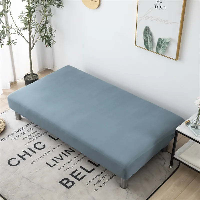 Housse de Clic-Clac Extensible Sans Accoudoirs – Protection Intégrale pour Canapé-Lit | Ajustement Parfait & Entretien Facile