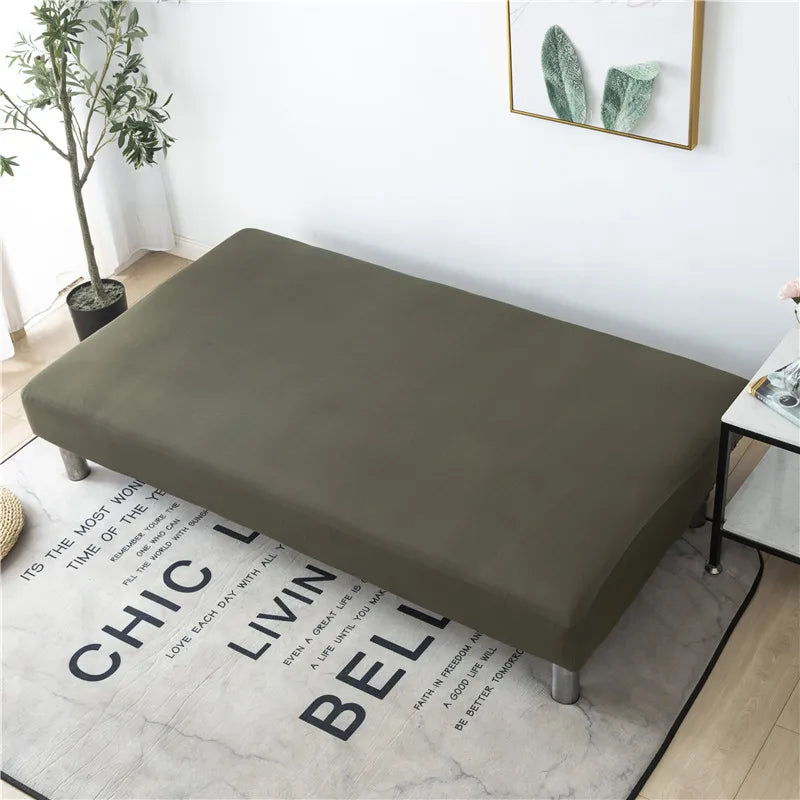 Housse de Clic-Clac Extensible Sans Accoudoirs – Protection Intégrale pour Canapé-Lit | Ajustement Parfait & Entretien Facile