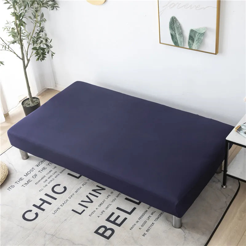 Housse de Clic-Clac Extensible Sans Accoudoirs – Protection Intégrale pour Canapé-Lit | Ajustement Parfait & Entretien Facile