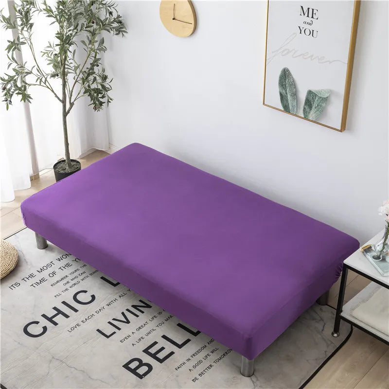 Housse de Clic-Clac Extensible Sans Accoudoirs – Protection Intégrale pour Canapé-Lit | Ajustement Parfait & Entretien Facile