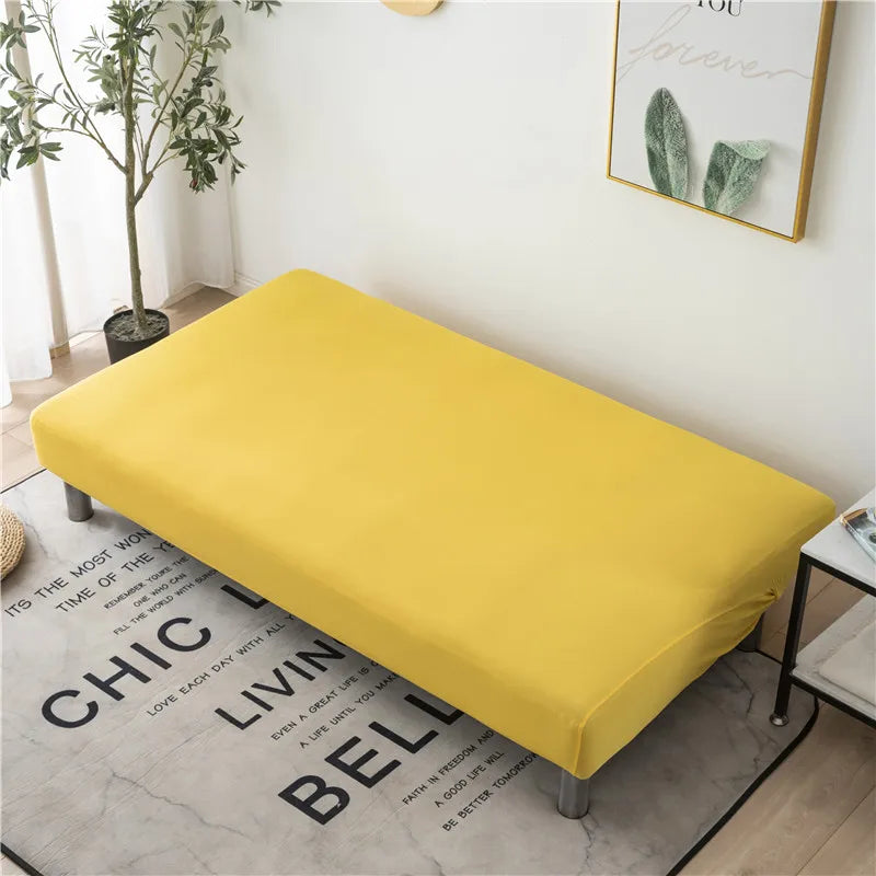 Housse de Clic-Clac Extensible Sans Accoudoirs – Protection Intégrale pour Canapé-Lit | Ajustement Parfait & Entretien Facile
