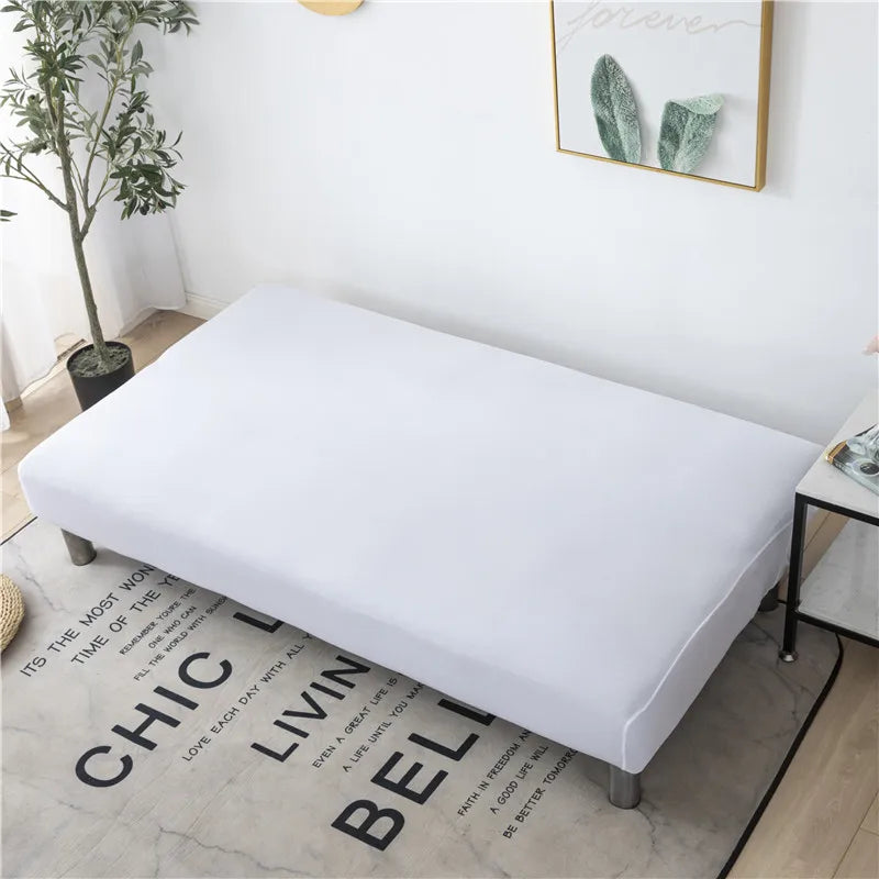Housse de Clic-Clac Extensible Sans Accoudoirs – Protection Intégrale pour Canapé-Lit | Ajustement Parfait & Entretien Facile