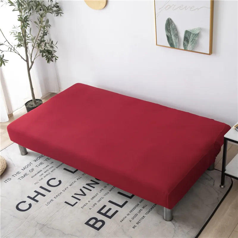 Housse de Clic-Clac Extensible Sans Accoudoirs – Protection Intégrale pour Canapé-Lit | Ajustement Parfait & Entretien Facile