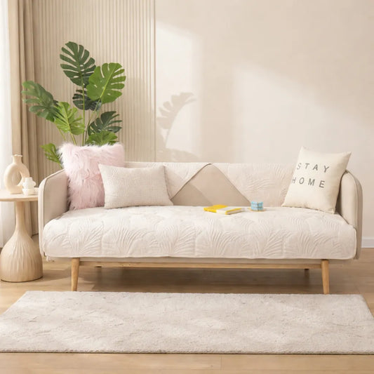 Housse de canapé antidérapante 2 places protection quotidienne - MaisonHousse