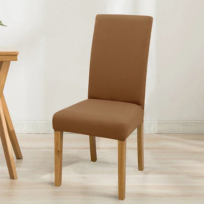 Housse de chaise élastique unie - vue 26