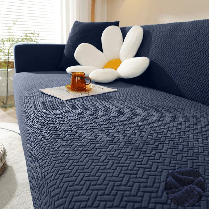 Housse de canapé jacquard extensible 1 à 5 places - vue 9