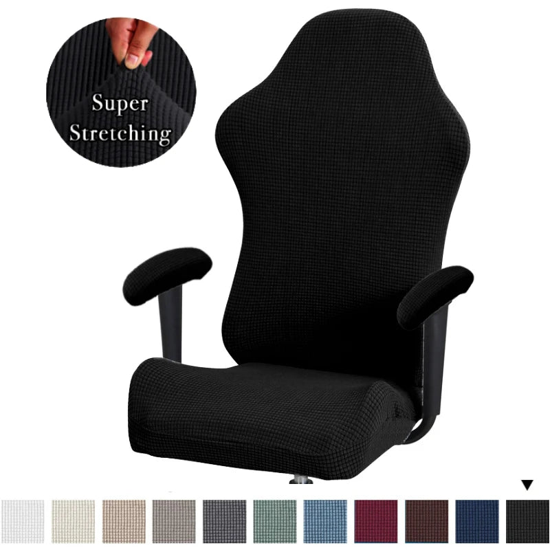 Housse de chaise de bureau et gaming jacquard - vue 1