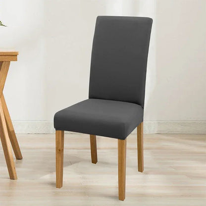 Housse de chaise élastique unie - vue 9