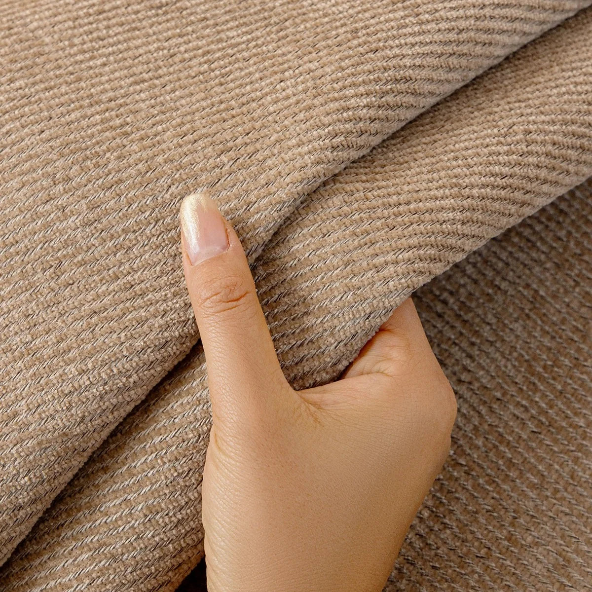 Jeté de canapé chenille sergé - vue 3