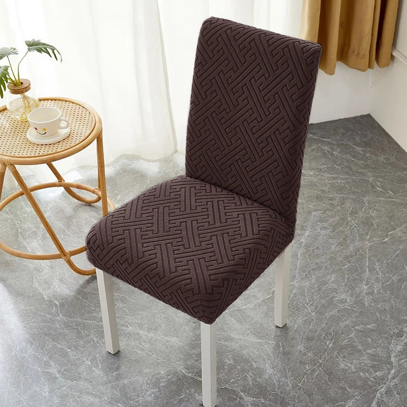 Housse de chaise jacquard anti-taches - vue 10