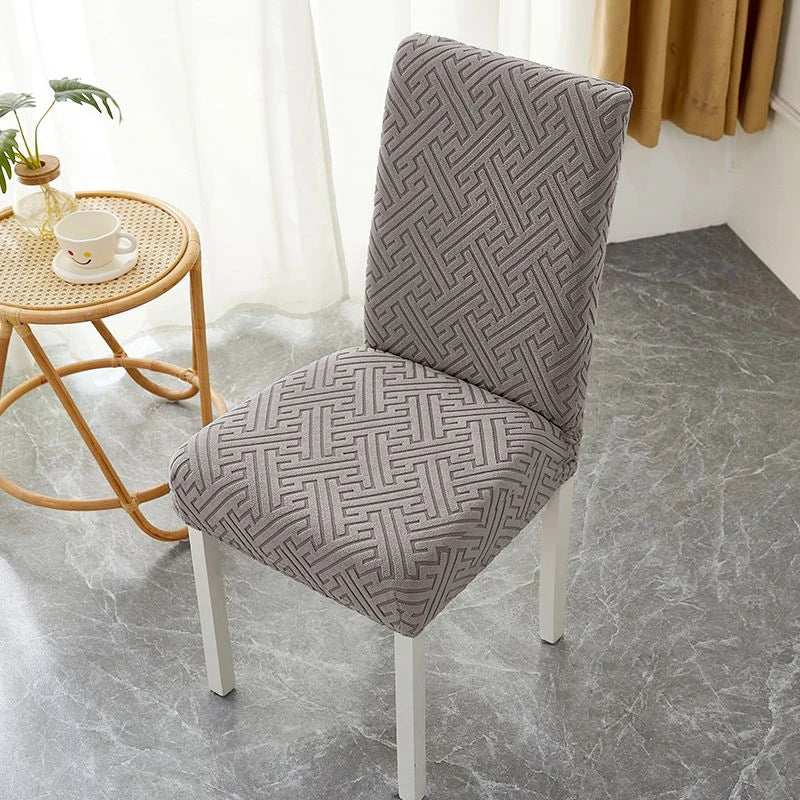 Housse de chaise jacquard anti-taches - vue 8