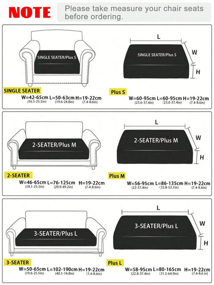 Housse de coussin d'assise de canapé extensible - vue 3
