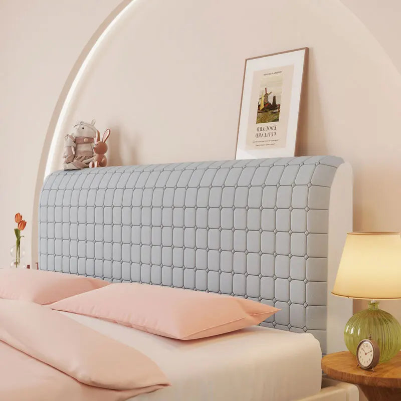 Housse de tête de lit velours extensible - vue 15