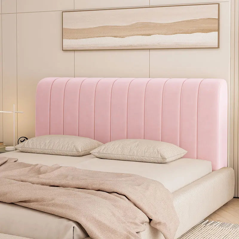 Housse de tête de lit velours extensible - vue 10