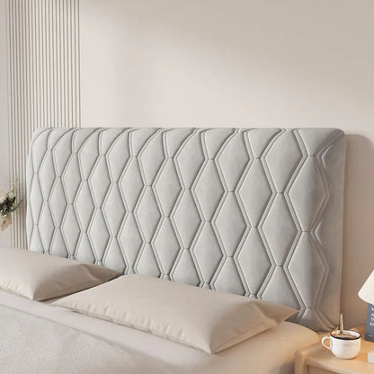 Housse de tête de lit velours extensible - vue 22