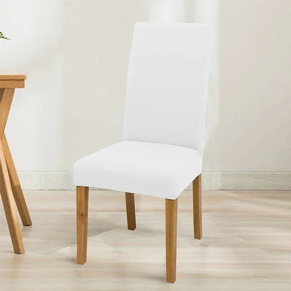 Housse de chaise élastique unie - vue 8
