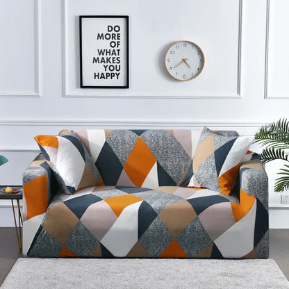 Housse de canapé extensible à motif 