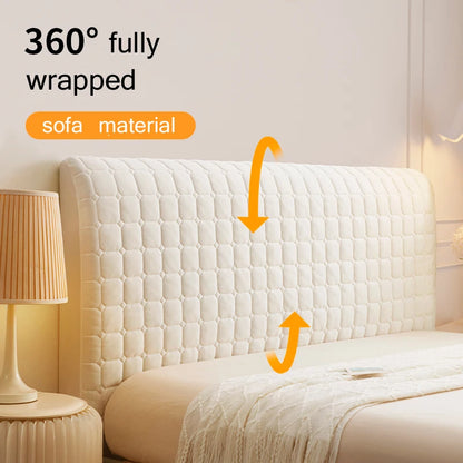 Housse de tête de lit extensible épaisse Queen King - vue 1