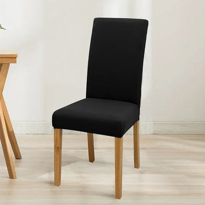 Housse de chaise élastique unie - vue 19