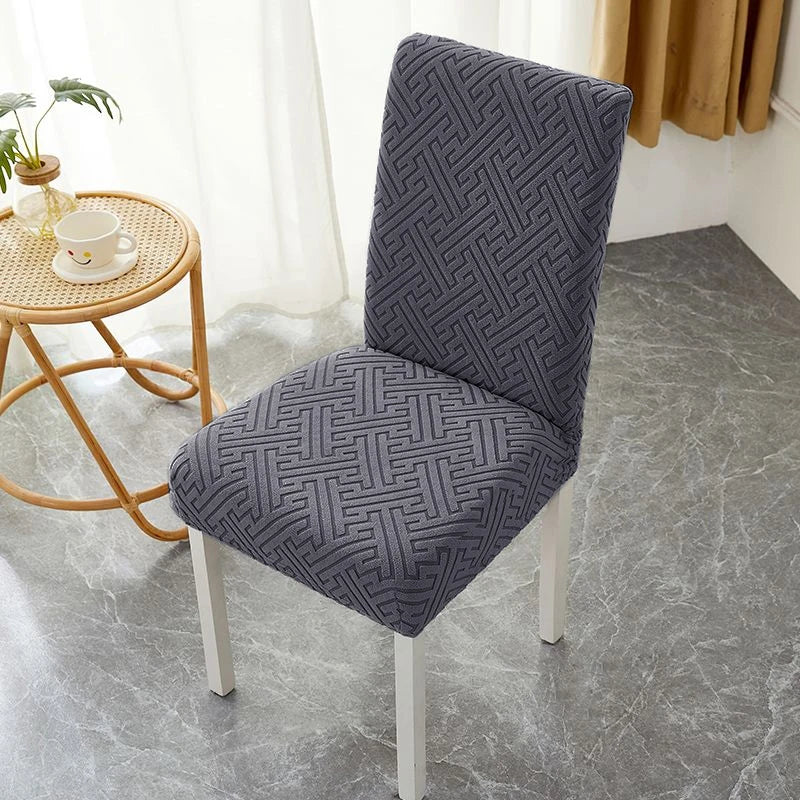 Housse de chaise jacquard anti-taches - vue 9
