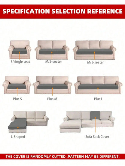 Housse de coussin d'assise de canapé extensible - vue 4