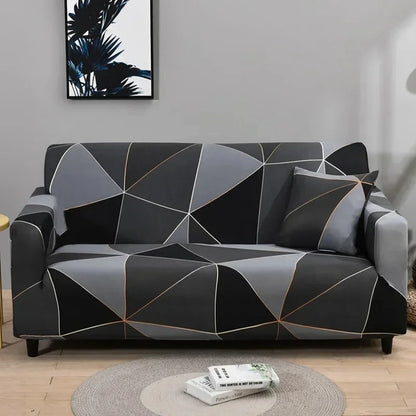 Housse de canapé extensible à motif
