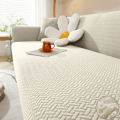 Housse de canapé jacquard extensible 1 à 5 places - vue 15