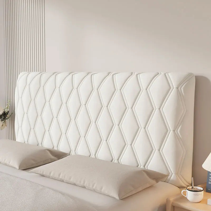 Housse de tête de lit velours extensible - vue 6
