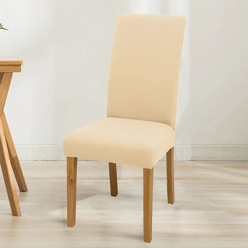 Housse de chaise élastique unie - vue 22