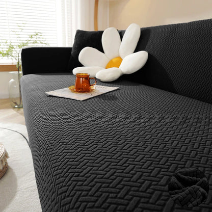Housse de canapé jacquard extensible 1 à 5 places - vue 7