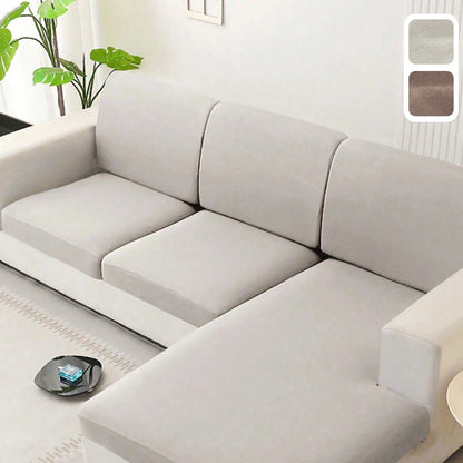 Housse de coussin d'assise de canapé extensible - vue 1