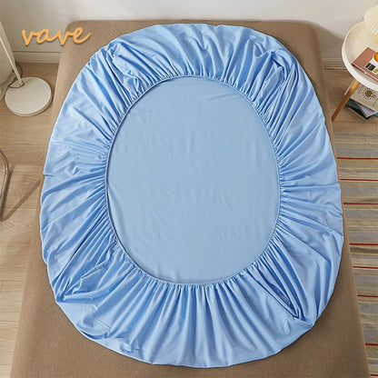 Drap housse en coton ajustable Gris King 193x203x35cm - MaisonHousse