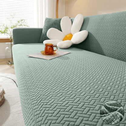 Housse de canapé jacquard extensible 1 à 5 places - vue 13