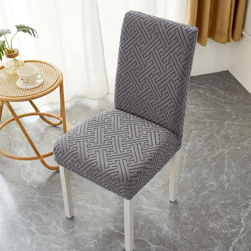 Housse de chaise jacquard anti-taches - vue 11