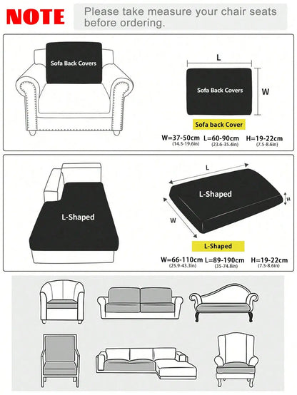 Housse de coussin d'assise de canapé extensible - vue 2