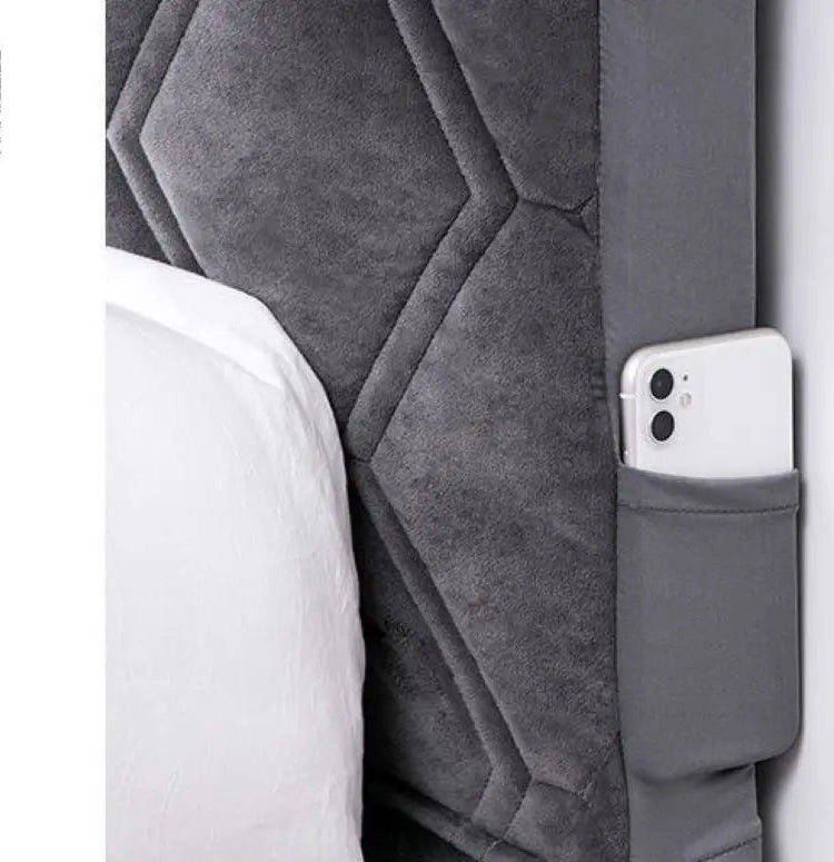 Housse de tête de lit velours 160cm Kaki 160 x 70cm - MaisonHousse