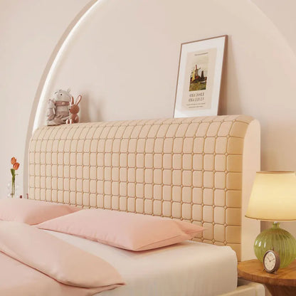 Housse de tête de lit velours extensible - vue 4