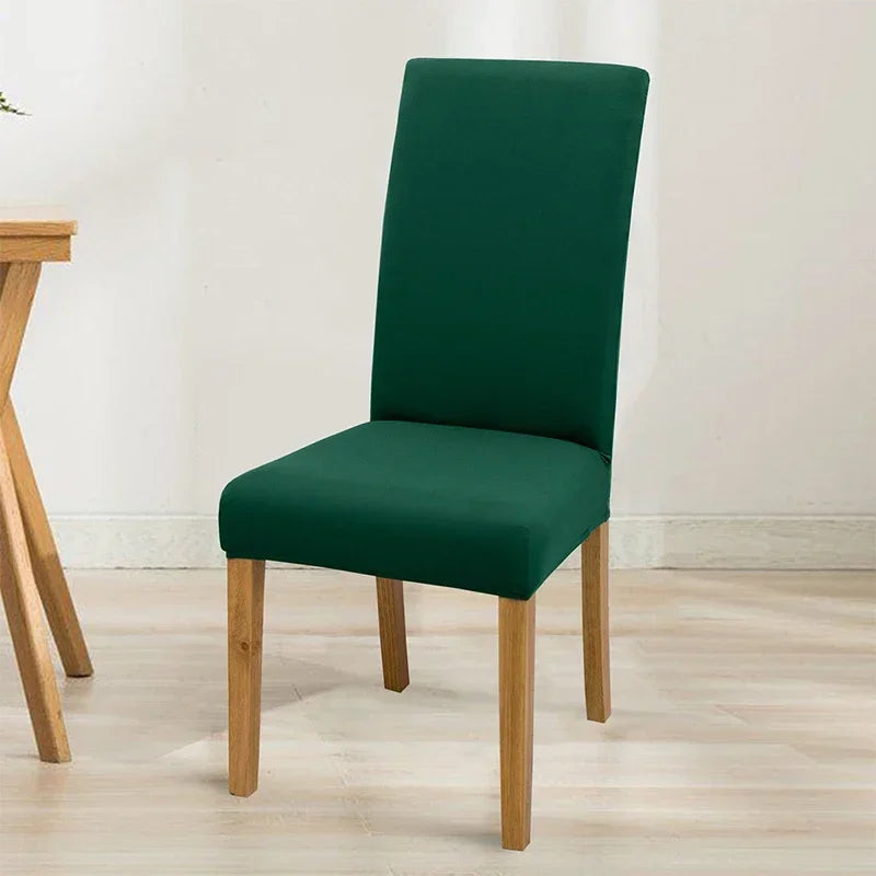 Housse de chaise élastique unie - vue 12
