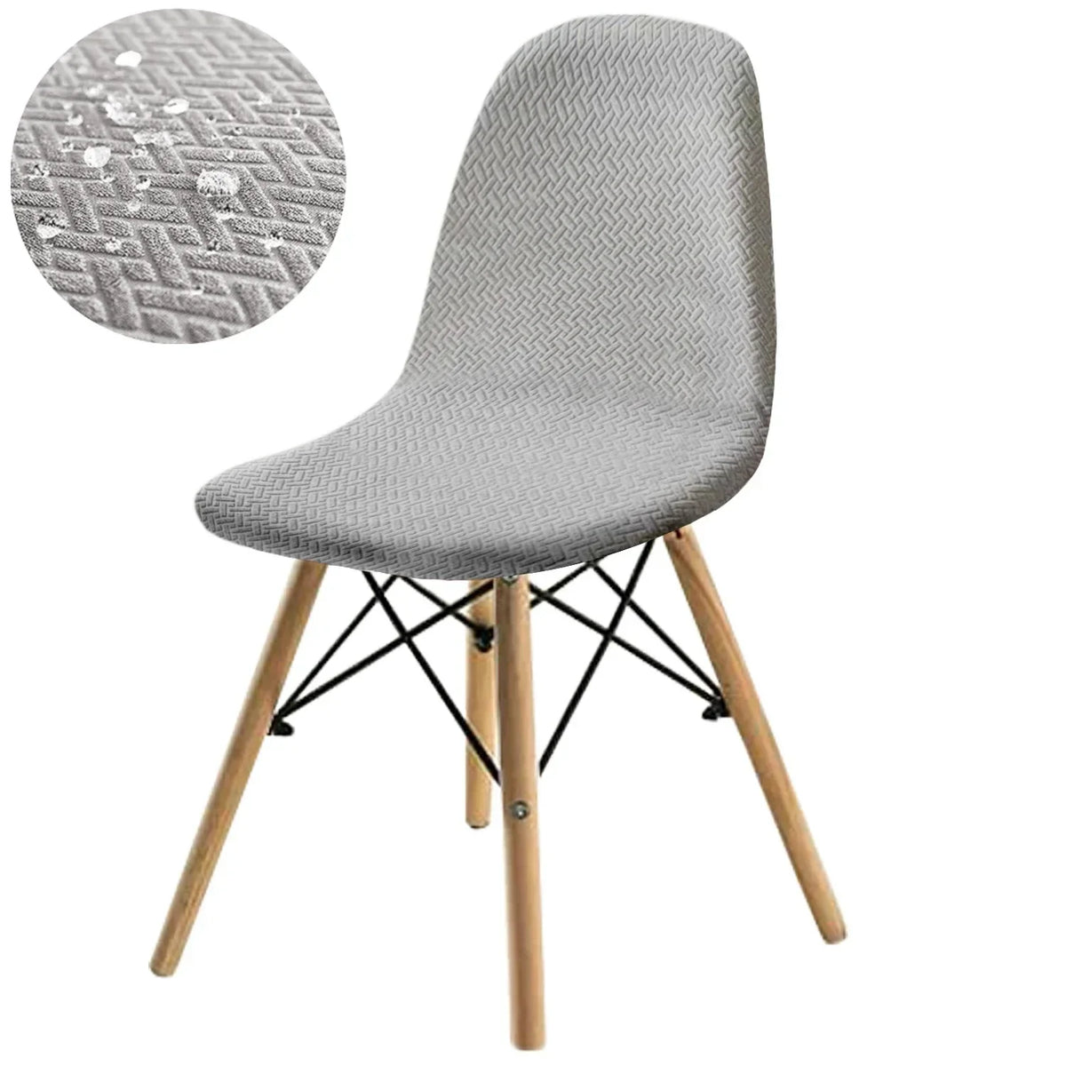 Housse de chaise coque Eames imperméable - vue 18