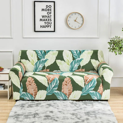 Housse de canapé extensible à motifs Carreau rose 3 place(190-230cm) - MaisonHousse