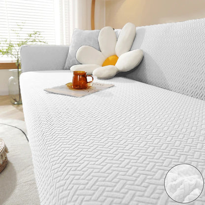 Housse de canapé jacquard extensible 1 à 5 places - vue 17