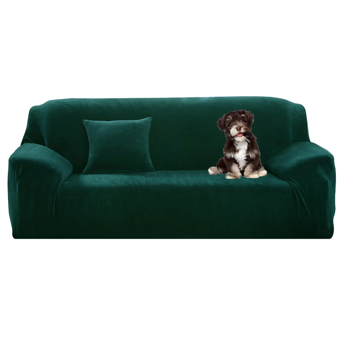 Housse de canapé velours anti-dérapante - vue 7