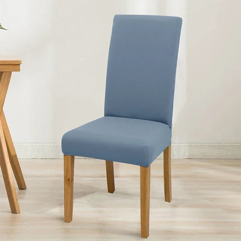 Housse de chaise élastique unie - vue 11
