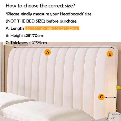 Housse de tête de lit extensible épaisse Queen King - vue 2