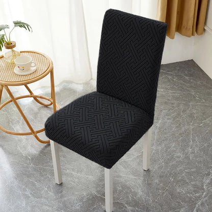 Housse de chaise jacquard anti-taches - vue 7