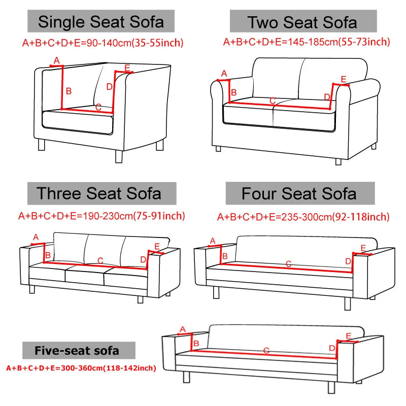 Housse de canapé jacquard extensible 1 à 5 places - vue 2