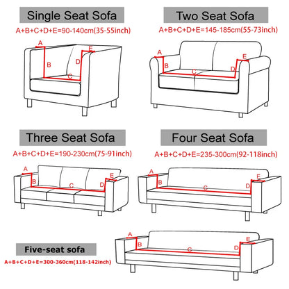 Housse de canapé jacquard extensible 1 à 5 places - vue 2