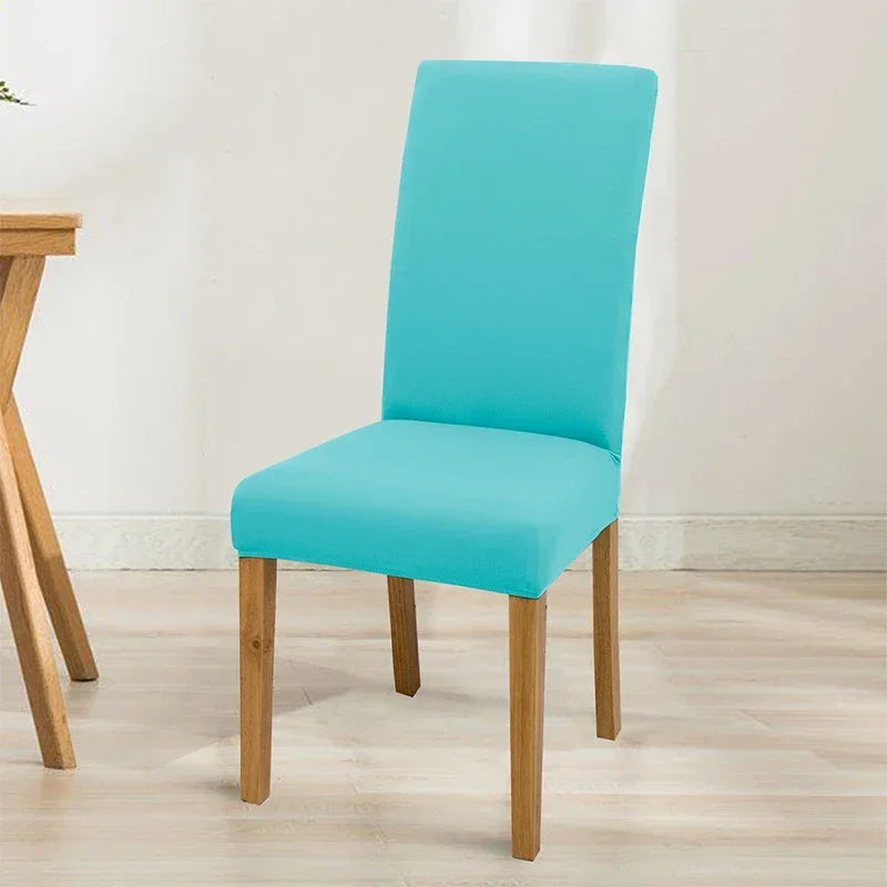 Housse de chaise élastique unie - vue 28